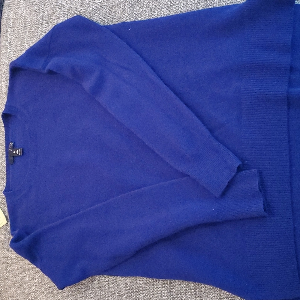 Aqua cashmere sweater